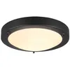 Image de Plafonnier Salle de Bain - Trio - Condus - Noir Mat - IP44 - E27 - 60W