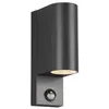 Image de Applique murale extérieure - Trio - Roya - 2 lumières - Anthracite - IP44 - Détecteur de mouvement