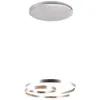 Image de Suspension Led 68W dimmable 8000lm design spiralée aluminium brossé Trio - Marnie