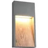 Image de Applique extérieure LED - TRIO - Salmon - 11W - 1200lm - 3000K anthracite imitation bois