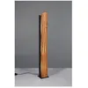 Image de Lampadaire KARUNI bois naturel/métal noir 3xE27 10 W max - Trio