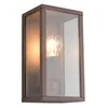 Image de Applique extérieure rouille verre transparent culot E27 IP44 - Trio GARONNE