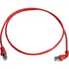 Image de Câble de raccordement réseau RJ45 Telegärtner - CAT 6a - 2m - Rouge - SFTP PiMF