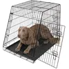 Image de Cage de transport - Animal Valley - 76x54x64 cm - Noir - Pliable - 2 Portes