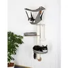 Image de Arbre à chats mural - Kerbl - Dolomit 2.0 Tofana - Gris - Bois et polyester - 160 cm