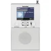 Image de TechniSat DIGITRADIO FLEX 2   Radio DAB+/FM Bluetooth caisson denceinte réveil prise secteur blanc