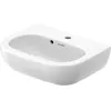Image de Lave Mains D-Code 45 Avec Trop Plein Blanc Duravit 0705450000