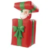 Image de Décoration de Noël - INFACTORY - Cadeau autogonflant - Père Noël animé - Extérieur - Rouge