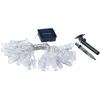 Image de Guirlande porte-photos - LUNARTEC - 10 m - 40 pinces LED - Solaire - Décoration intérieure