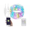 Image de Guirlande à LED - Luminea Home Control - 5 m - Connectée - Commandes vocales - RGB