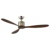 Image de Ventilateur de plafond - Eco Aeroplan 132 BN-NB - 132 cm - Pales noyer massif - Télécommande