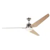 Image de Ventilateur de plafond - Eco Aviatos 132 BN-AH - 132 cm - Moteur DC ultra silencieux - Pales érable & lampe