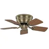 Image de Ventilateur de plafond Classic Flat 79 Cm Ultra plat silencieux pales Chêne antique - hêtre et Laiton Antique CASAFAN