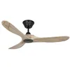 Image de Ventilateur de plafond - CasaFan - ECO GENUINO 122 - Bois massif - Ø 122 cm - 6 vitesses - Blanc