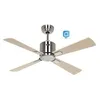 Image de Ventilateur de plafond avec WiFi CasaFan 942121W ECO NEO III 103 cm moteur chromé brossé / pales réversibles érable et hêtre