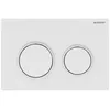 Image de GEBERIT OMEGA20 - PLAQUE DE DÉCLENCHEMENT BLANC 115.085.11.1
