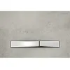 Image de Plaque de déclenchement - GEBERIT - Sigma50 - décor béton - boutons chrome - double touche économique