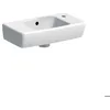 Image de Lave-mains Renova Compact 45cm - Geberit - Avec trop-plein et trou de robinetterie à droite