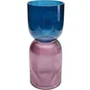 Image de Vase - KARE - Marvelous Duo - Rose et Bleu - 40 cm - Verre teint - Design contemporain