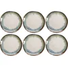Image de Assiettes Organic bleues 20cm set de 6 Kare Design