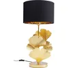 Image de Lampe feuilles de ginkgo dorées et noir Kare Design
