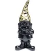 Image de Déco nain noir fleurs debout 45cm Kare Design