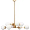 Image de Suspension - KARE - Heavenly dorée - 98 cm - 8 ampoules - Design contemporain