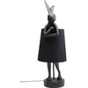 Image de Lampe Animal lapin 68cm noire Kare Design