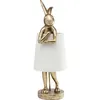 Image de Lampe Animal lapin 50cm dorée et beige Kare Design