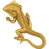 Image de Déco murale - KARE - Iguane doré - 40x17cm - Polyrésine - Style contemporain