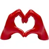 Image de Déco mains rouges coeur Kare Design