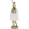 Image de Lampe Animal lapin 68cm dorée et beige Kare Design