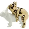 Image de Déco Love Dogs blanc et doré Kare Design