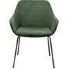 Image de Chaise avec accoudoirs Avignon verte Kare Design
