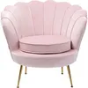Image de Fauteuil Water Lily velours rose Kare Design