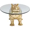Image de Table basse hippopotame doré Kare Design