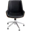 Image de Chaise de bureau pivotante Rouven noire Kare Design