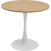 Image de Table Schickeria 80cm chêne et blanche Kare Design