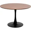 Image de Table Schickeria 110cm noyer et noire Kare Design