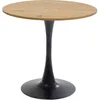 Image de Table Schickeria 80cm chêne et noire Kare Design