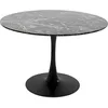 Image de Table Schickeria 110cm effet marbre noir Kare Design