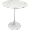 Image de Table Schickeria 80cm effet marbre blanc Kare Design