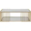 Image de Table basse Wire Double 120x60cm laiton Kare Design