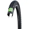 Image de Pneu de vélo - Schwalbe - Marathon Perf Greeng - DualGuard - 28x215 - Noir réfléchissant