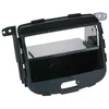 Image de Adaptateur de façade soft touch 2-DIN avec vide poche compatible avec Hyundai i10 2008 >