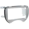 Image de Adaptateur de façade 2-DIN pour Nissan Micra (K13) 2011 - 2013 gris