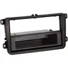 Image de Adaptateur de façade 2-DIN - Seat - Skoda - VW - Noir - Universel - Vide poche
