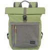 Image de travelite Sac à dos vert gris pour femme et homme Basic Rollup Backpack Green / Grey 266621