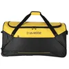 Image de TRAVELITE Sac de voyage 71 cm jaune   grand robuste et hydrofuge soute avec roulettes et poignée verrouillable