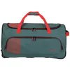 Image de travelite Sac de voyage vert foncé orange pour femme et homme - Basics Fresh Wheeled Duffle L Green / Orange 307623